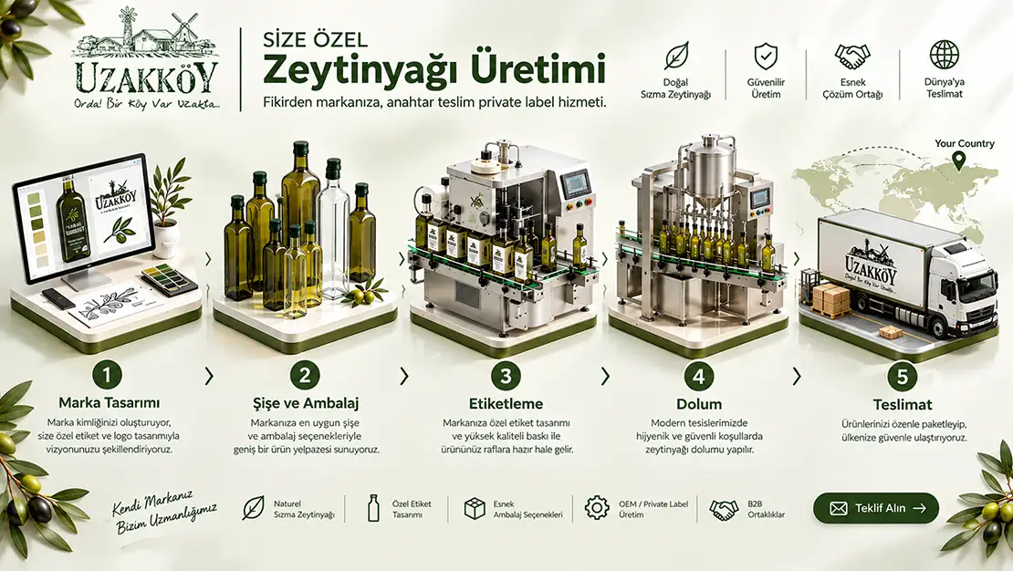 Fason Zeytinyağı Üretimi